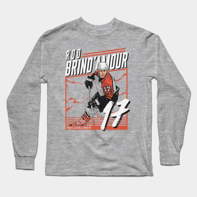 Rod Brind'Amour Philadelphia Power Long Sleeve T-Shirt by lavonneroberson